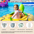 Joyo roy 4Pcs Plastic Diaper Covers for Girls, Potty Training Underwear, Waterproof Training Pants 3T-4T