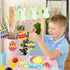 12 Pack Fennoral Easter Egg Craft Kit for Kids Make You Own Egg Foam Stickers Ornament DIY Easter Arts and Crafts