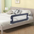 (47-Inch, BABY JOY Bed Rails for Toddlers, Extra Long, Swing Down Safety Bed Guard for Convertible Crib, Folding Baby