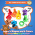 Set 2-in-1 12 12 Jumbo Beads & Bolts Game - Fine Motor Matching Educational Stringing & Twisting Toys for Toddlers
