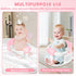 6 Baby Bath Seat for Babies Months & up,Baby Bath Seat,Non-Slip Toddler Bath Seat, Sit Up Bath Seat for Baby,Safe
