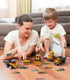 3 4 5 6 7 8 Mini Construction Toys for Kids, Die Cast Construction Truck Vehihcles with Stickers for Toddler Age Years
