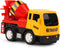TOYZONE Friction Powered Mini Truck Series - BPA Free Friction Powered Toy, Unbreakable City Service Truck