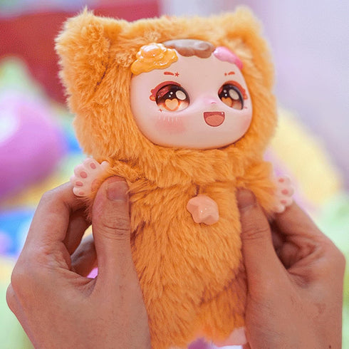 1 6 CALEMBOU Blind Box,Soft Kawaii of Possible Mystery Collectible Plush Doll Toys, Animals Stuffed Keychain Charm