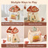 8 1 1-3 1 2 in Wooden Activity Cube Toys for Baby Travel Sensory Toys for Toddlers Multipurpose Educational Learning