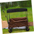 Foldable Outdoor Utility Wagon Canopy with Uv Protection and Rainproof Cover Fit for Strollers for Camping Picnic Beach