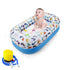 PandaEar Inflatable Dinosaur Baby Bathtub, Foldable Toddler Bath Tub with Air Pump, Portable Non-Slip Shower Basin