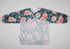 Toddler Baby Bib Sleeved Shirt with Pocket for Painting and Drawing, 1-3 Years Old (Floral)