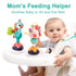 Set, 6, 9, 12, 18, 24 1 2 iPlay, iLearn Baby Rattles Infant High Chair Toys W/Suction Cup, Grab N Spin, Interactive