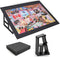 WELGEE 1000-Piecce Tilting Puzzle Board with Stand, 31 x 24 Lightweight Portable