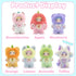 Mckkymi Nommi 1PC, (1 7 Plush Blind Box, Kawaii Cute Fruit Series Stuffed Blind Box Doll Kawaii Mystery Plush Toys
