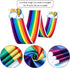 Blulu 1 Pc Rainbow Ceiling Decorations, Hanging Bunting for Birthday Party, Classroom, Daycare, Nursery School