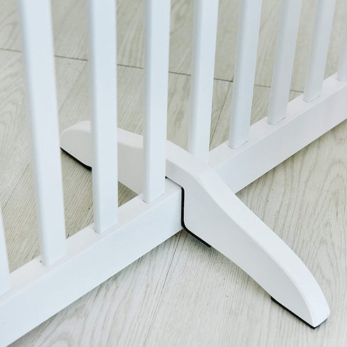 NXN-HOME Support Feet for 360 Degree Configurable Pet Gate Collection, White, A Pair