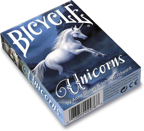 Anne Stokes Bicycle Playing Cards - Unicorns