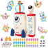 Amy&Benton 195PCS DIY Sticky Balloons with Pump, Space Rocket Balloon the Funny