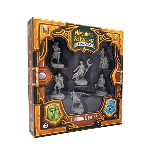 Steamforged Games Adventures & Academia: Cunning & Divine Miniatures for 5E Compatible Role Playing