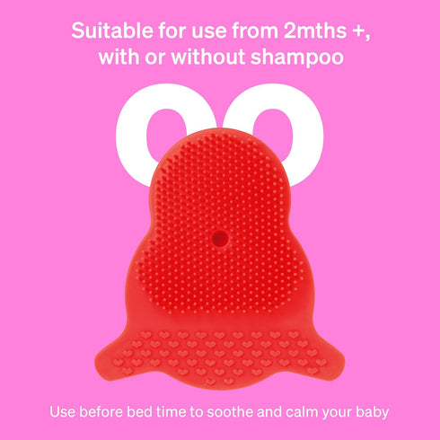 Pack 2, Cradle Cap Brush for Babies by Love Noobs, Baby Cradle Cap Treatment, of Non-Toxic Toddler Cradle Cap Comb