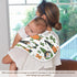YETTASBIN St. Patrick's Day Gnome Muslin Baby Burp Cloth, Super Soft Absorbent Cotton Burp Rag Baby Bibs Feeding Cloth