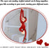 27.6" Hanging Monkey Stuffed Animals Plush Toy for Kids and Adults, Red