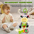 Interactive 3D Teethers Musical Baby Toy, Plush Stroller Hanging Doll for Infants, Soft Toys with Multi-Sensory Features