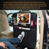 Kaiphy 10" 2Pack Car Backseat Organizer Premium Quality Car Kick Mats with Tablet Holder - Extra Large Pocket- Sturdy