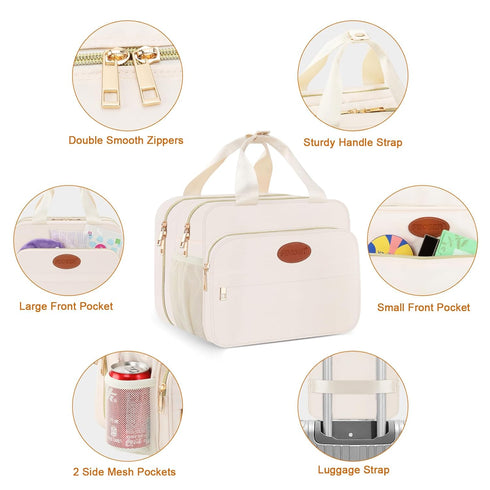 Pack, PIIOSER Breastmilk Cooler Travel Bag with Ice Compatible with Wearable Breast Pumps & Accessories - Breastfeeding