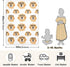 30x40 vvfelixl Baby Swaddle Blanket for Boys Girls Golden Retrievers Glasses Baby Receiving Blanket for Newborn Nursery