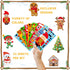 Christmas Stickers for Kids - 32PCS Christmas Stickers for Crafts, Kids Make Your Own Face Stickers Crafts for Toddlers