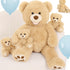 MorisMos 28 in Big Teddy Bear Stuffed Animal Mommy with 3 Baby Bears, 4 Packs Classic Brown Plush Toy Set