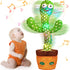 Talking Cactus Toy with LED 120 English Songs, Singing Cactus Dancing Musical