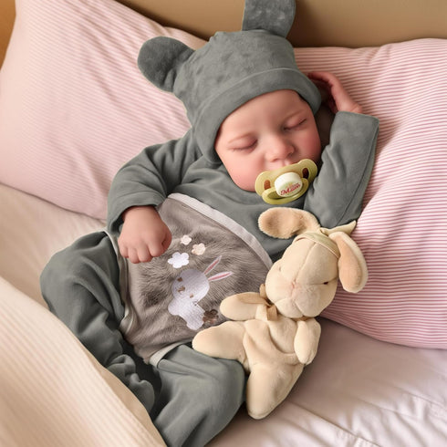 20 Inch 3+ JIZHI Reborn Baby Dolls Boy - Cute Soft Realistic Newborn Baby Doll with Poseable Body, Real Life Baby Dolls