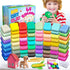 ESSENSON Air Dry Clay 64 Colors, Modeling Clay for Kids, DIY Molding