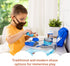 Set (16 3+ Melissa & Doug Barber Shop Pretend Play for Kids Piece) Shaving Toys, Wearable Beard & Grooming Accessories