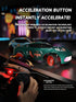 1/64 ANTSIR Mini RC Drift Car for Adults, Desktop Drift Car with Colorful Lights, Desk Remote Control Cars for Race