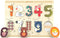Puzzles for Toddlers 2-4, Wooden Peg Puzzle for Preschool Kids, Number Learning Baby Board Toys, 1 2 3 Shape Knob Puzzle
