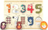 Puzzles for Toddlers 2-4, Wooden Peg Puzzle for Preschool Kids, Number Learning Baby Board Toys, 1 2 3 Shape Knob Puzzle