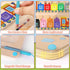 Magnetic Color and Number Maze Toy, Wooden Magnet Balls Educational Toys for Fine Motor Skills Activities for Kids