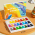 24 1-3, Four Candies Crayons for Kids Colors, Non Toxic Washable Crayons for Toddlers Unbreakable Easy-Grip Water-Drop