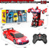 3-5 6-8, 2.4GHz, 360 1:16 Headlight,3-8 Qumcou Transform Remote Control Car, RC Cars for Boys Age One-Button Transform