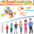 STEM Building Toy for Toddlers, Tube Pipe Educational Blocks Toy with Storage Box for Ages 3+