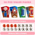 28 JOYIN PCS Valentines Day Cards with Soccer Football Volleyball Basketball for Kids Valentine's Classroom Exchange