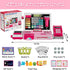 Playset Playset VOPOGLNE Cash Register Toy for Kids, Real Calculator Register, Pretend Play Store with Music, Scanner