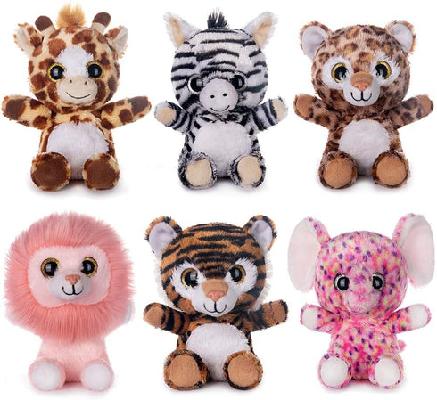 My OLi 7" Plush Toys Set Stuffed Animals Bundle of Forest Animal