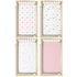 4 Pack, 28"x 52" Set Plushii Crib Sheets for Baby Girls Extra Soft Microfiber Crib Sheet for Standard Crib & Toddler