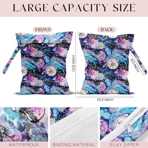 zcyxuuw Summer Wet Bag for Swimsuit, Beach Travel Essentials Wet Dry Bag, for Sunscreen Toiletry Dirty Clothes Yoga Gym
