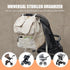 2-in-1 Backpack,Insulated Stroller Organizer Baby Diaper Bag Bottle Holder,Wipes and Phone Pocket,Shoulder Strap