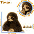 11.02" 3 Sloth Plush Animal, Cute Stuffed Sloth with Baby Sloths, Easter Stuffed Sloth Animal, Washable Plush Toys