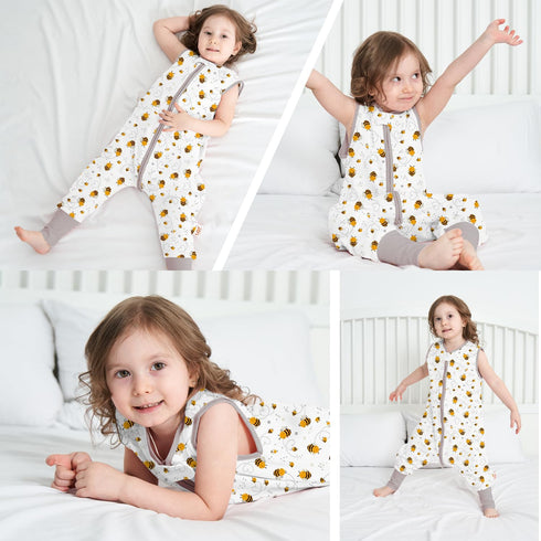 Miracle Baby Sleeping Sack with Feet, TOG 0.5 Sleepsack Toddler Sleep Sack with Legs, 100% Cotton, 6-12 Months