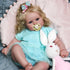 JIZHI Lifelike Reborn Baby Dolls - 20-Inch Realistic Newborn Adorable Playful Dolls with Feeding Kit & Gift Box