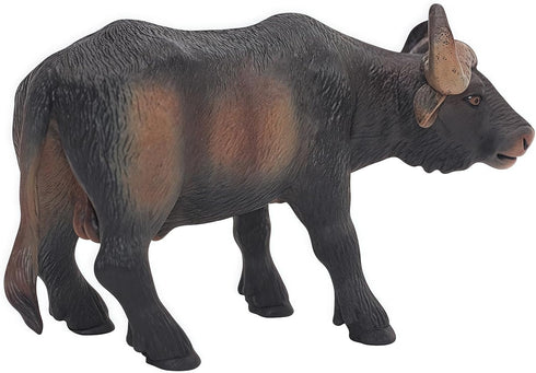 Gemini&Genius Cow Toy for Kids, Realistic Buffalo Safari Animal Figure for Nature Learning